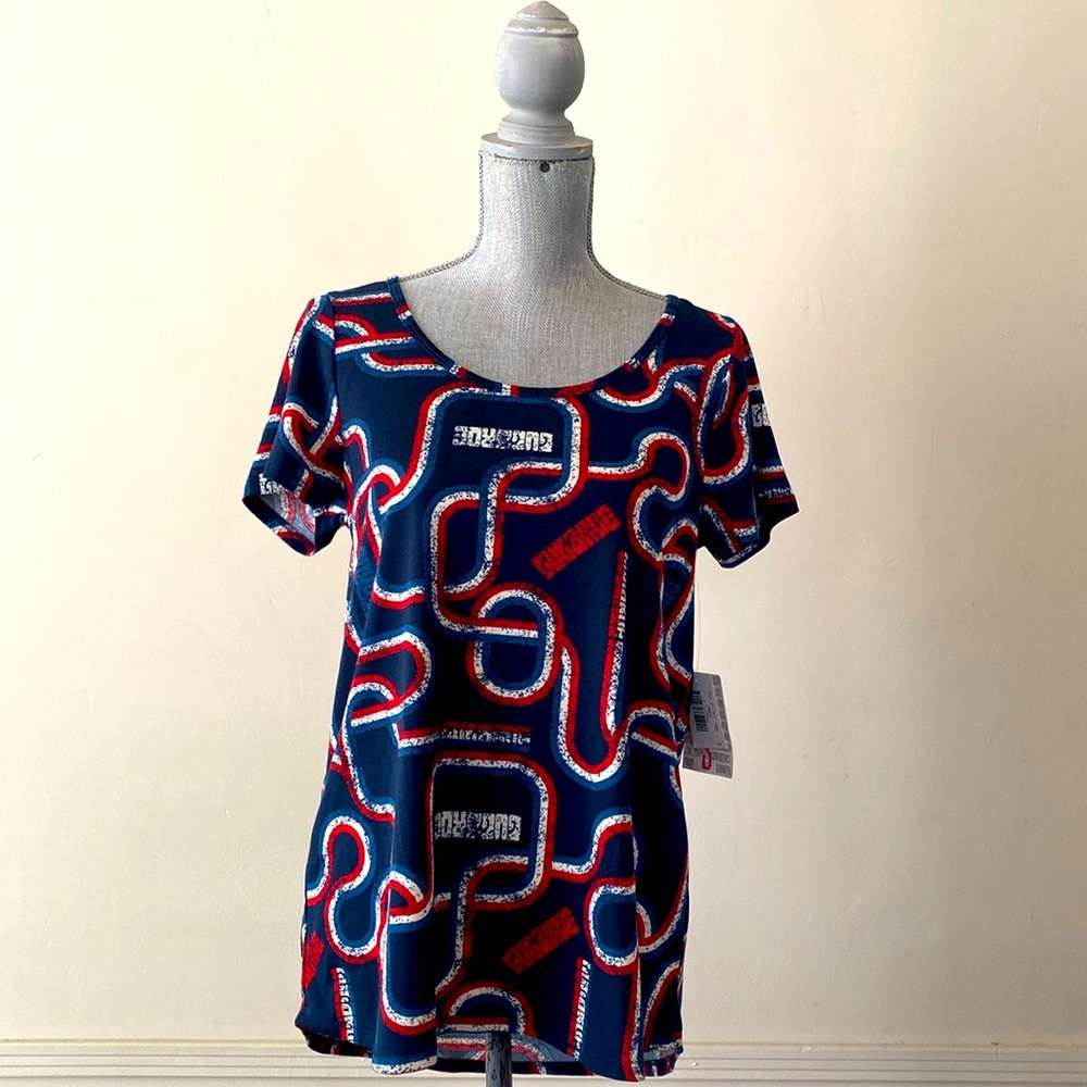 LuLaRoe “CLASSIC T” ROUND NECK SHORT SLEEVE TOP SIZE SMALL ❤️NWT💙
